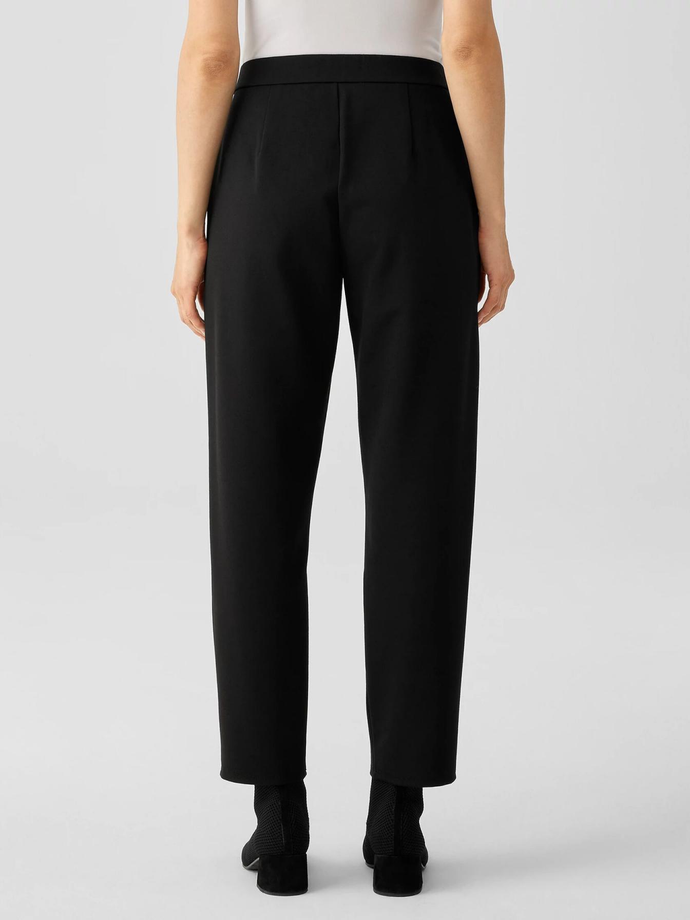 EILEEN FISHER Petite WOMENS Washable Flex Ponte Carrot Pant Tandemarchitectes